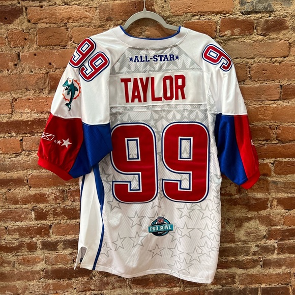 Vintage Miami dolphins Jason Taylor pro bowl jersey size XL - Picture 2 of 2